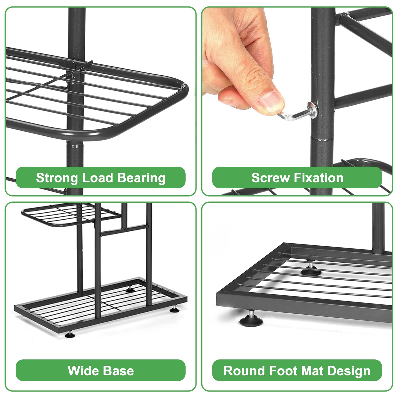 Amazon.co.jp: プラントスタンド メタルプラントシェルフ 8段 9